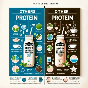 美穀菜プロテインと他のプロテインドリンクとの比較