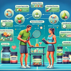 テニスプレーヤー向けサプリメントの選び方と摂取のポイント
