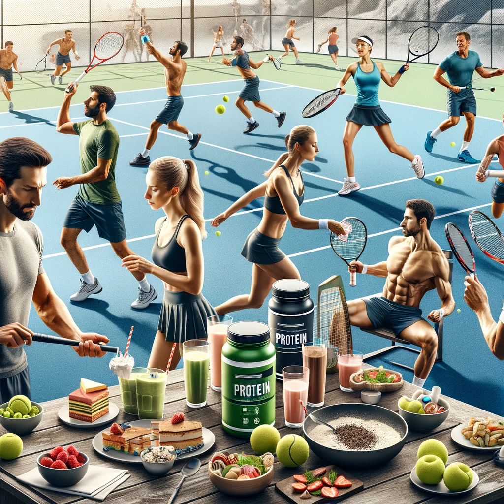 テニスプレーヤー向けトレーニングとプロテインの摂取方法