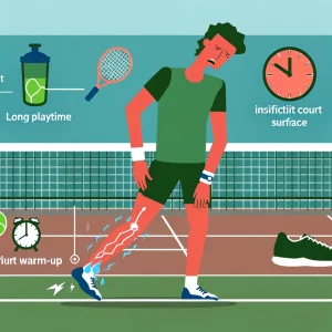テニスプレーヤーにおける足攣りのリスク要因