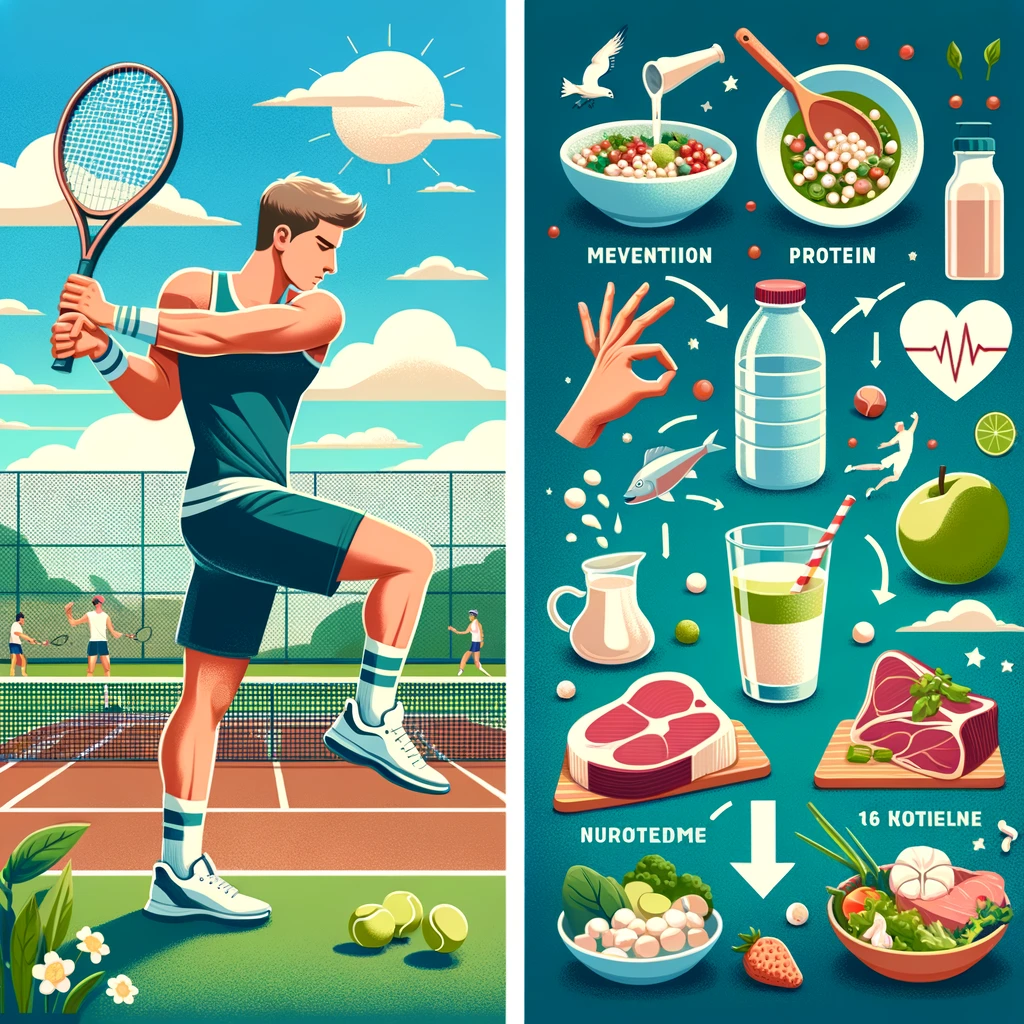 テニスにおける足攣りの予防と対策、プロテインについての基本知識を学ぶ