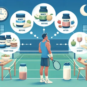 テニス選手のためのプロテイン選び：何を、いつ、どのように摂取するか