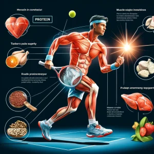 テニスプレーヤーのための栄養学：なぜプロテインが重要か