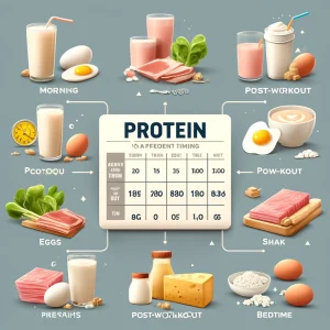 プロテイン摂取の具体例：おすすめのタイミングと量