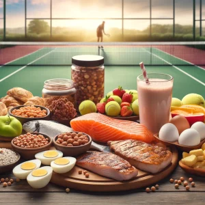 理想的なプロテイン摂取：テニスプレーヤーに必要な栄養